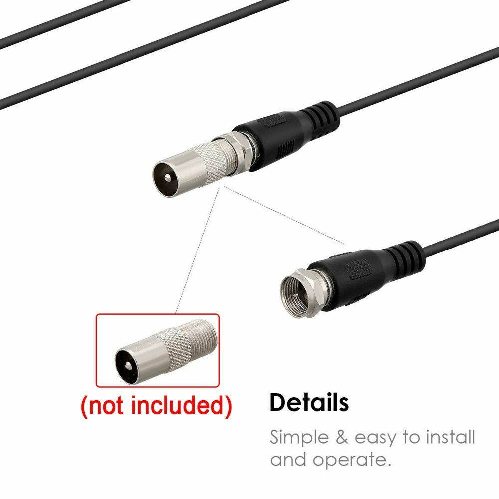 HDTV Antenna 50 Mile Range - Digital Satellite TV Receiver