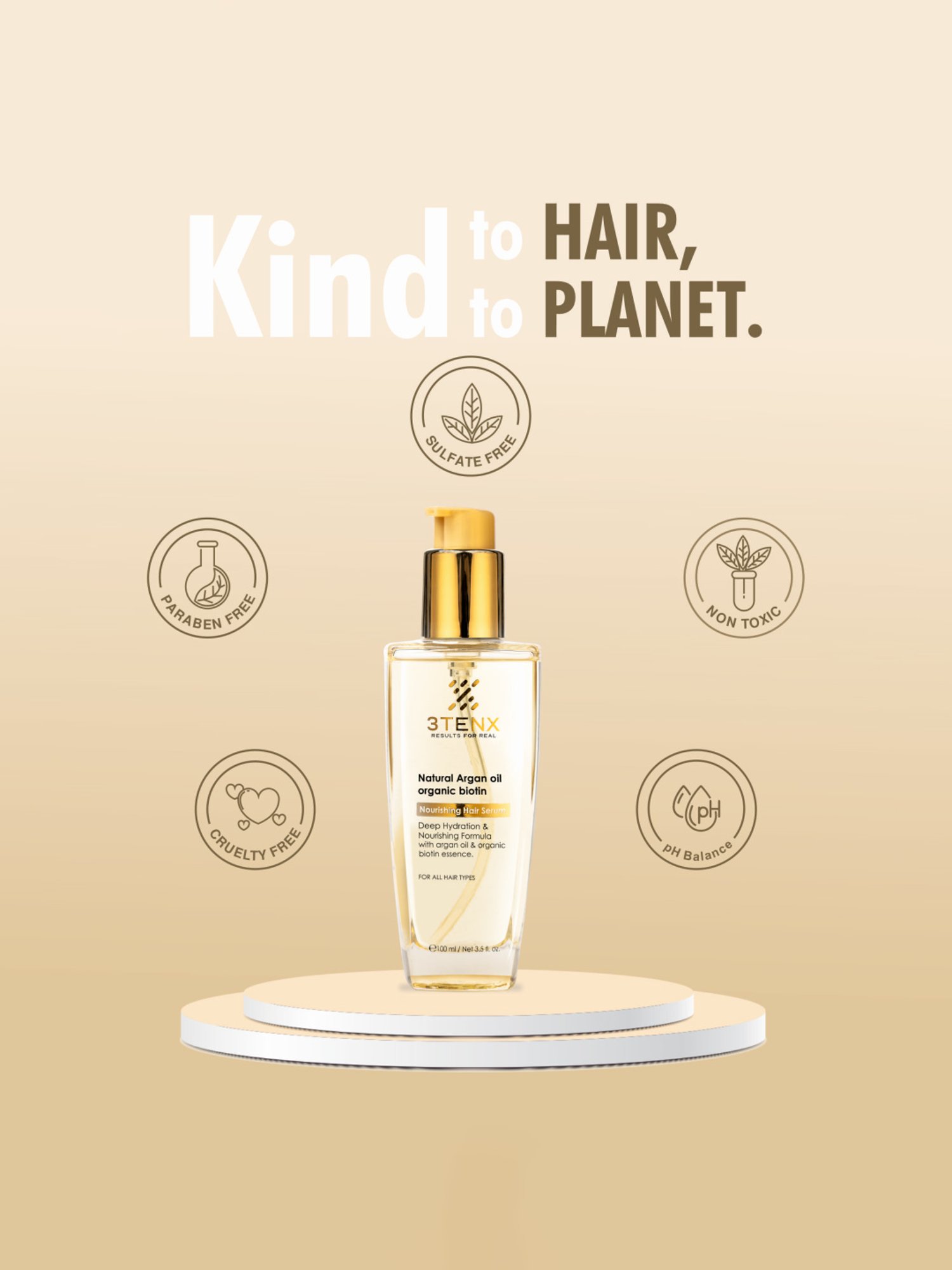 3TENX Nourishing Hair Serum - 100 ml