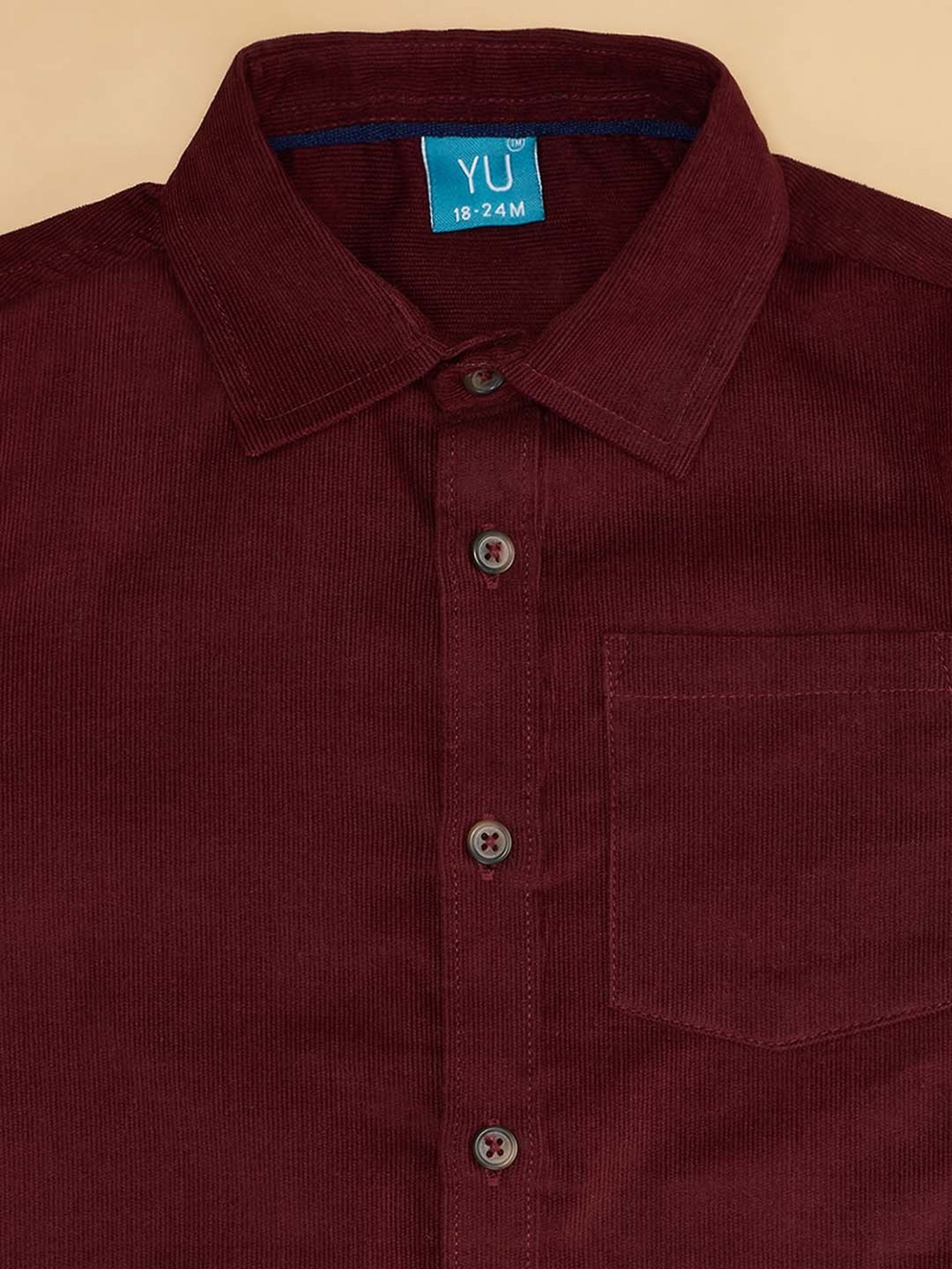 Pantaloons Baby White Cotton Printed Shirt