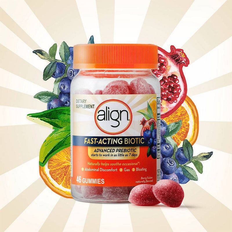 Align Fast Acting Biotic Gummies - 46ct