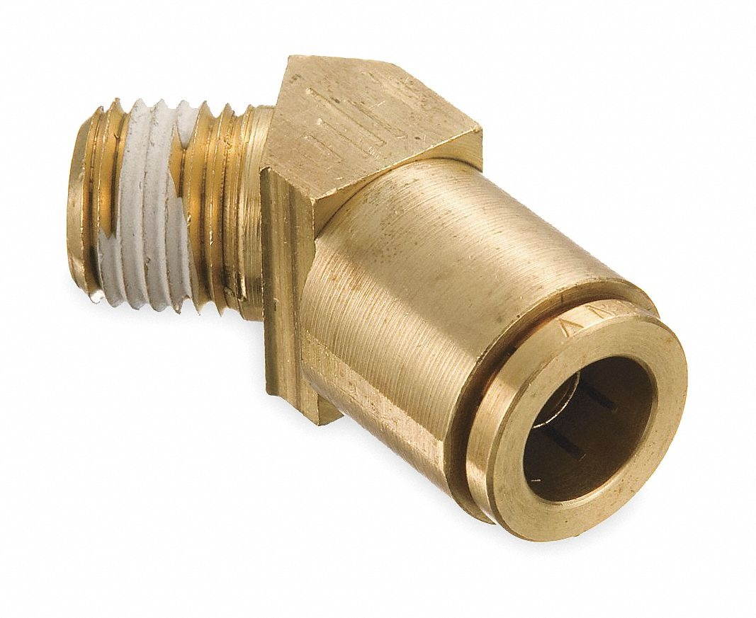 Eaton Weatherhead Male Connector,45 Deg,1/2 In Tube Sz  1880X8