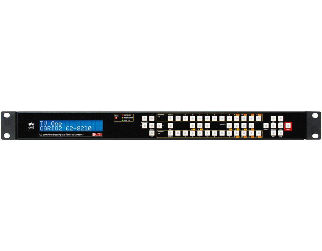 TV One - C2-8160 - TV One C2-8000 Series Universal Input Seamless Switcher - 2048 x 2048 - 1080p10 x 22 x DVI Out