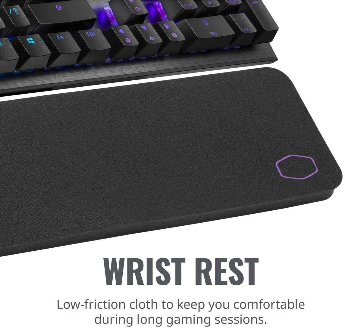 Cooler Master CK550 V2 Gaming Mechanical Keyboard Blue Switch with RGB Backlighting, On-The-Fly Controls, and Hybrid Key Rollover, Full (CK-550-GKTL1-US)