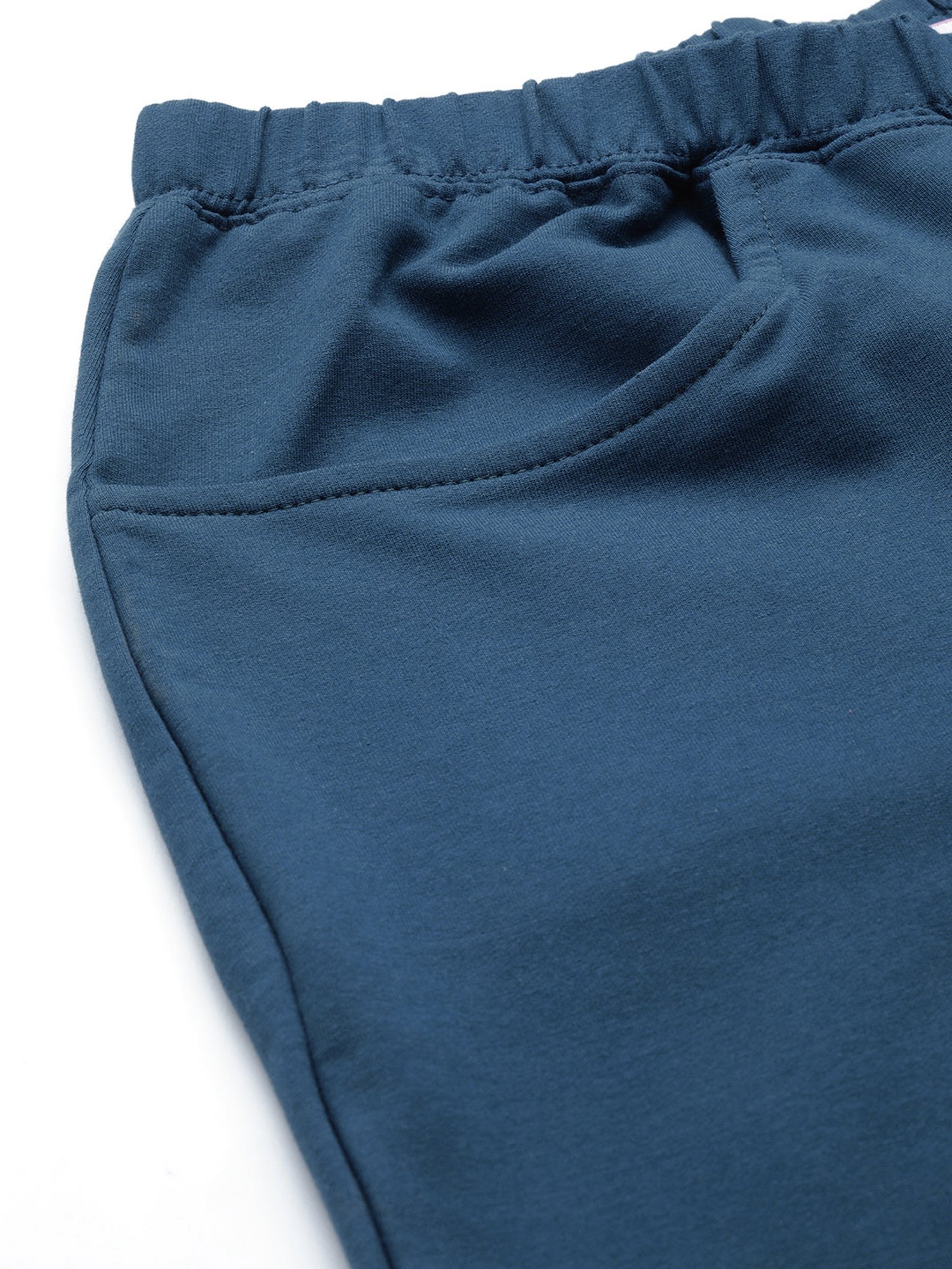 theRebelinme Blue Cotton Regular Fit Pants