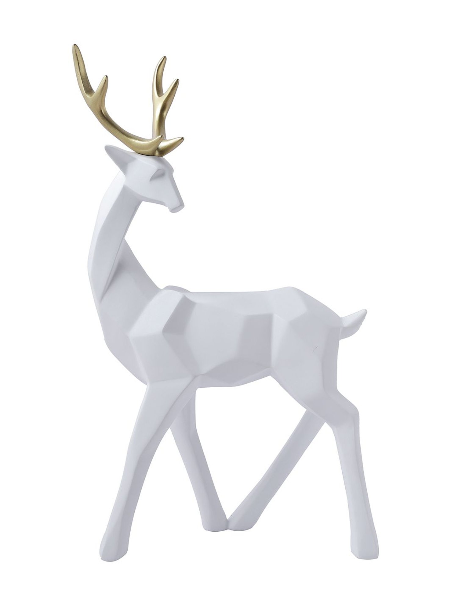 Tayhaa White White Reindeers Figurine
