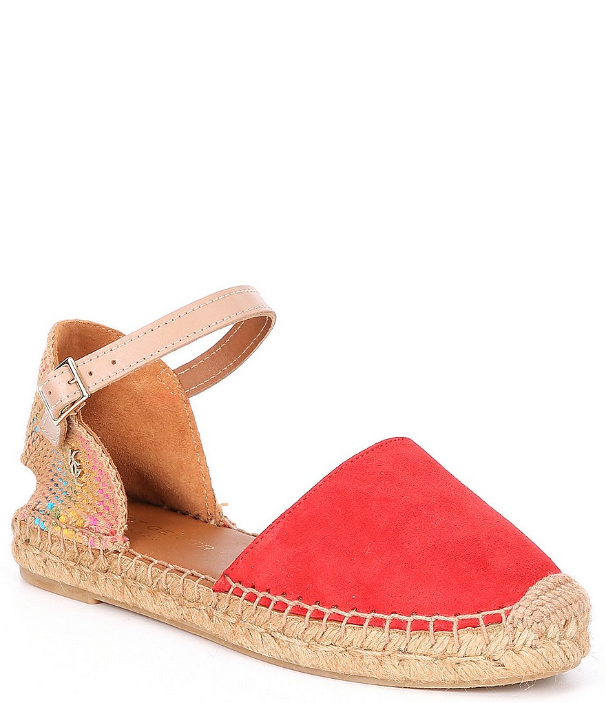 Kurt Geiger London Manty Suede Rainbow Detail Espadrilles