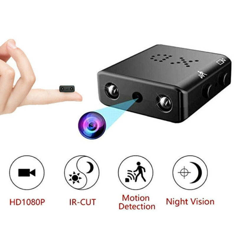 1080P Mini Hidden Spy IR-CUT Camera HD Micro Home Security Cam Night Vision Motion Detection Camera Audio Video Recorder