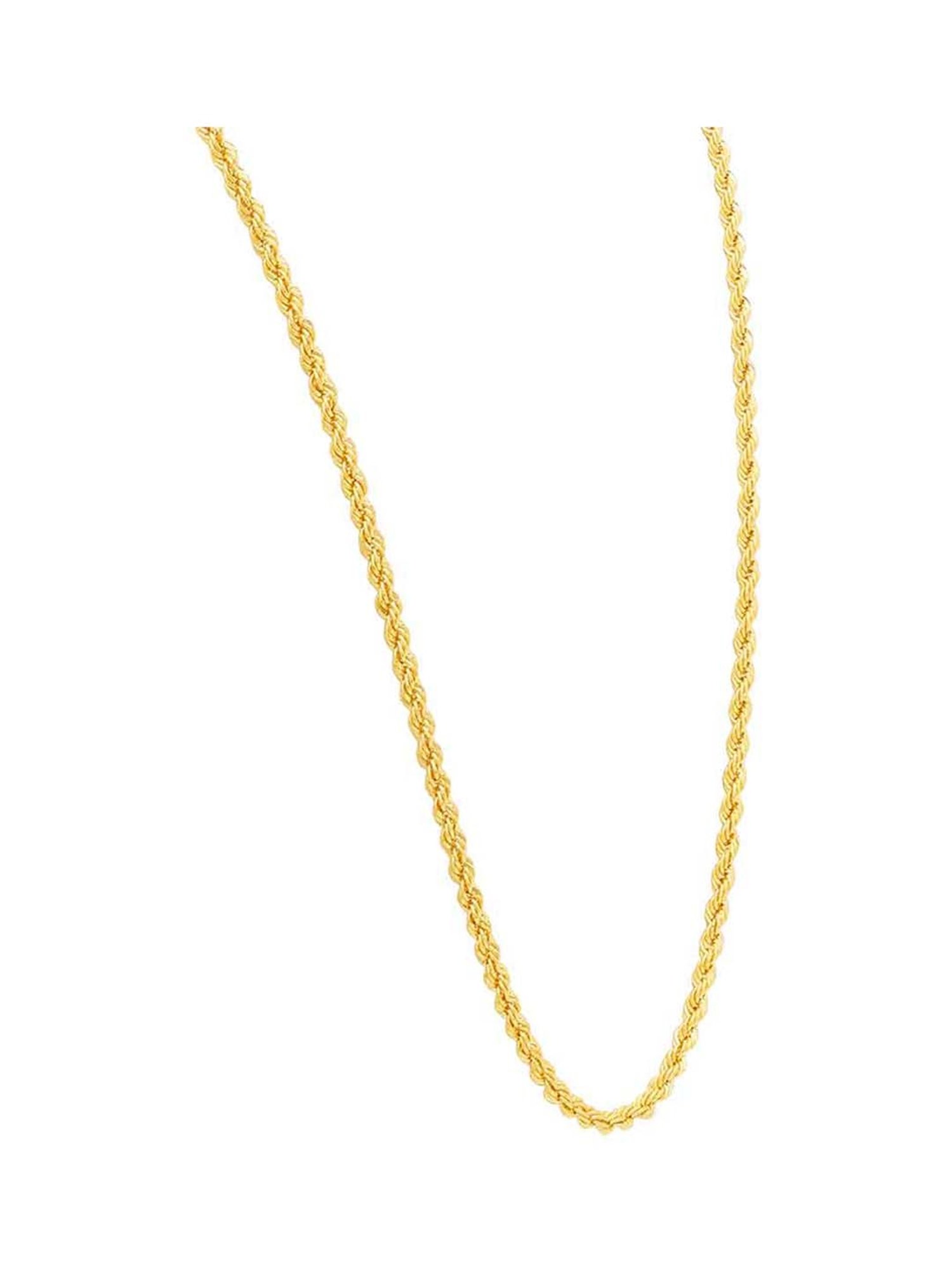 Waman Hari Pethe Jewellers BIS Hallmark 18k Yellow Gold Chain