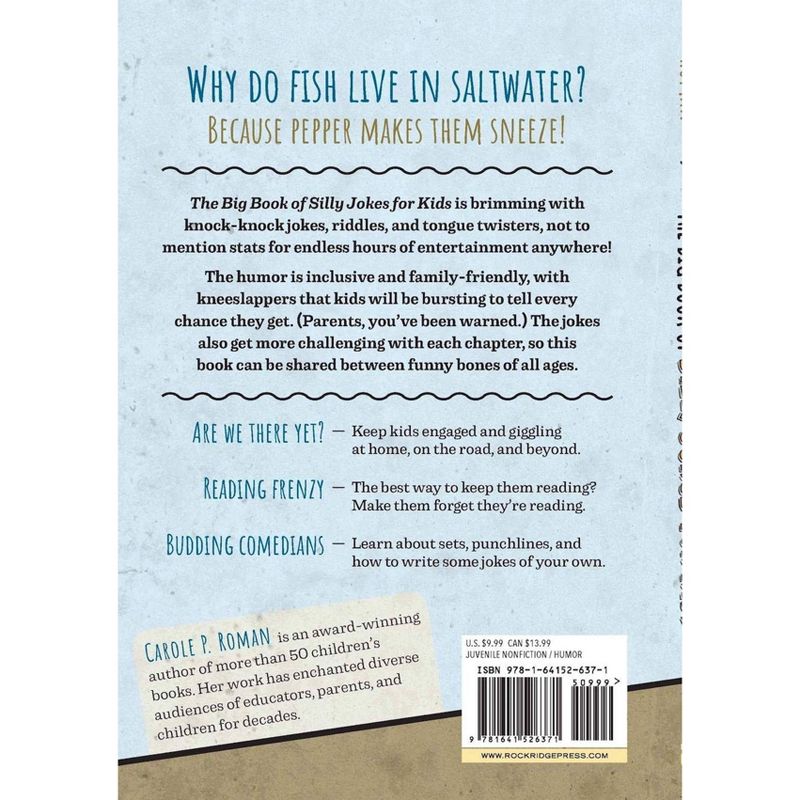 The Big Book of Silly Jokes for Kids - by Carole Roman (Paperback)