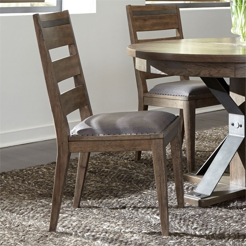 Ladder Back Side Chair in Brown - Liberty Furniture