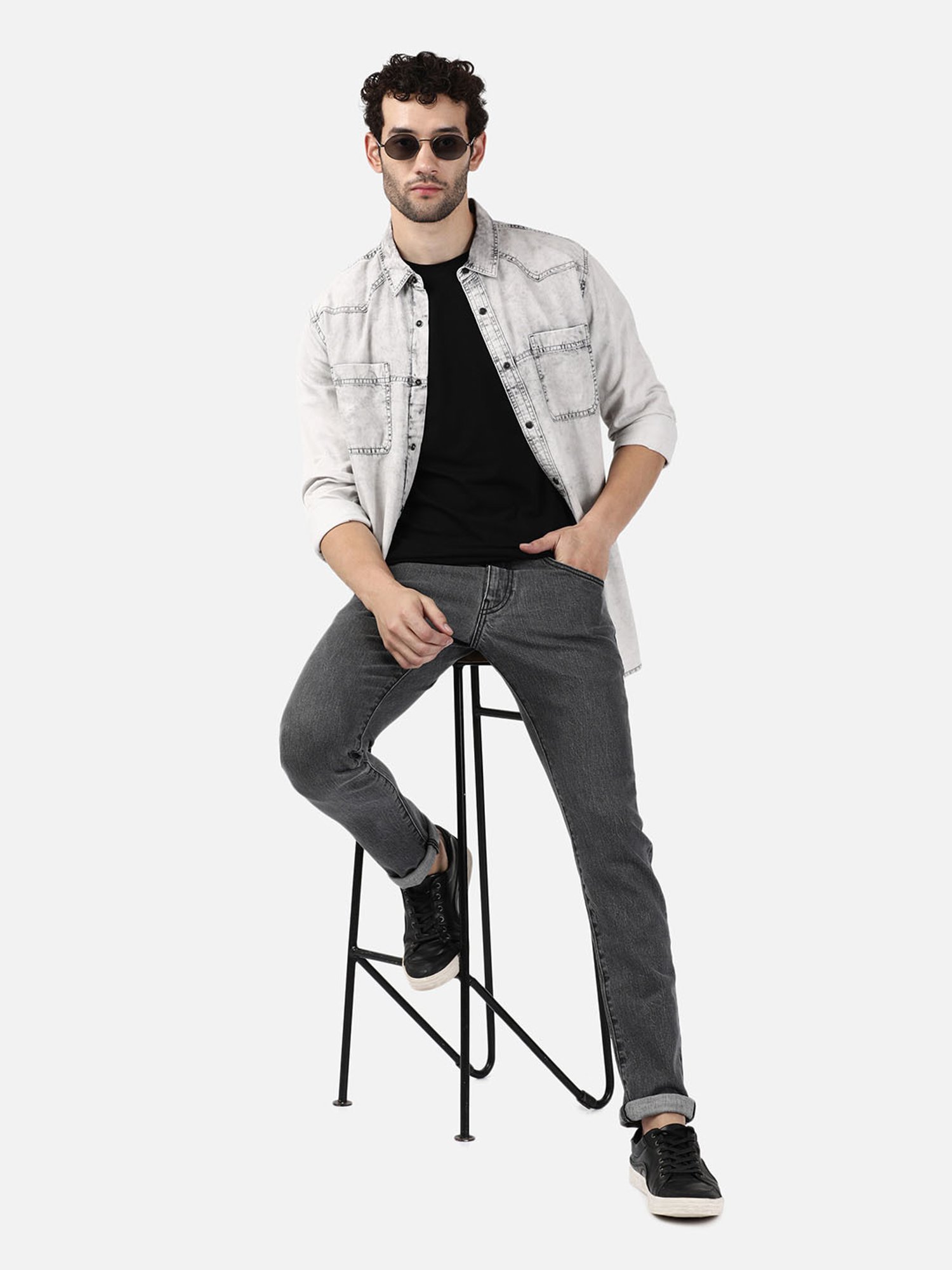 Passion Dark Grey Slim Fit Jeans