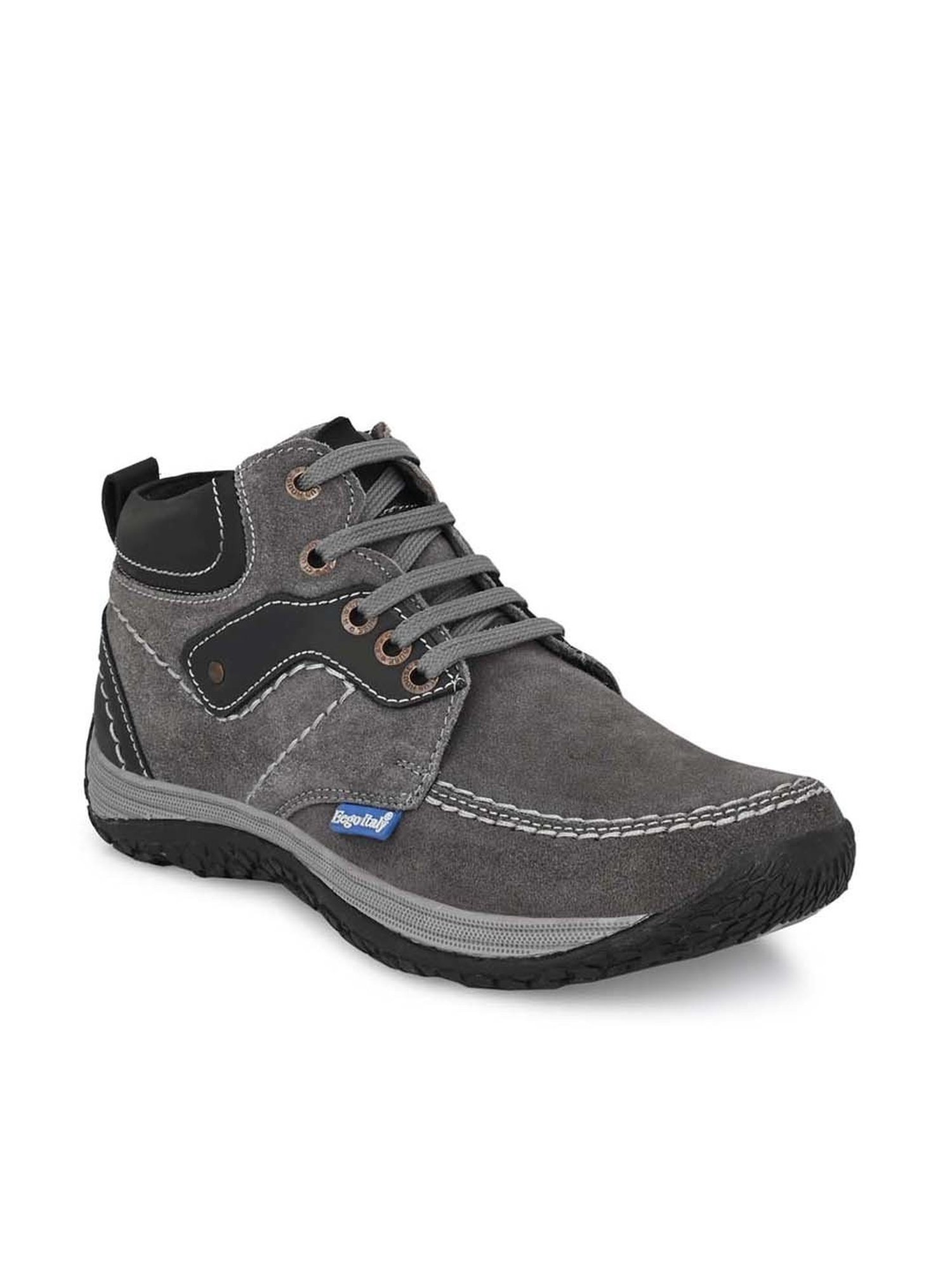 Eego Italy Men's Grey Derby Boots