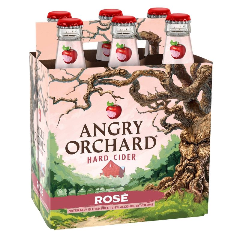 Angry Orchard Rosé Hard Cider - 6pk/12 fl oz Bottles