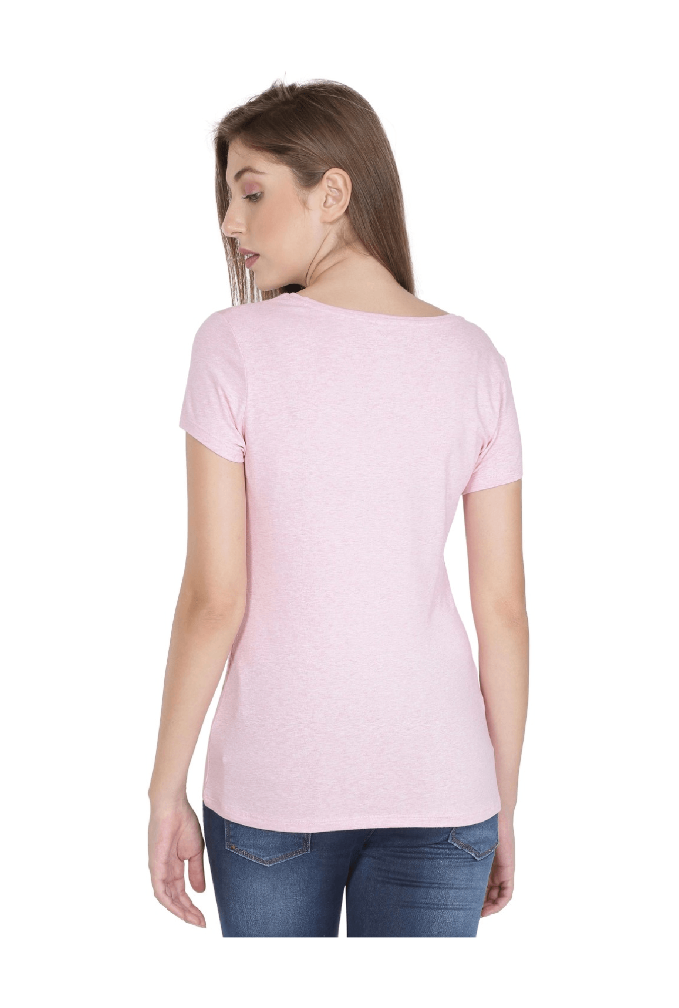 Jockey 1361 Women's Super Combed Cotton Regular Fit Printed Half Sleeve T-Shirt (Prints May Vary)