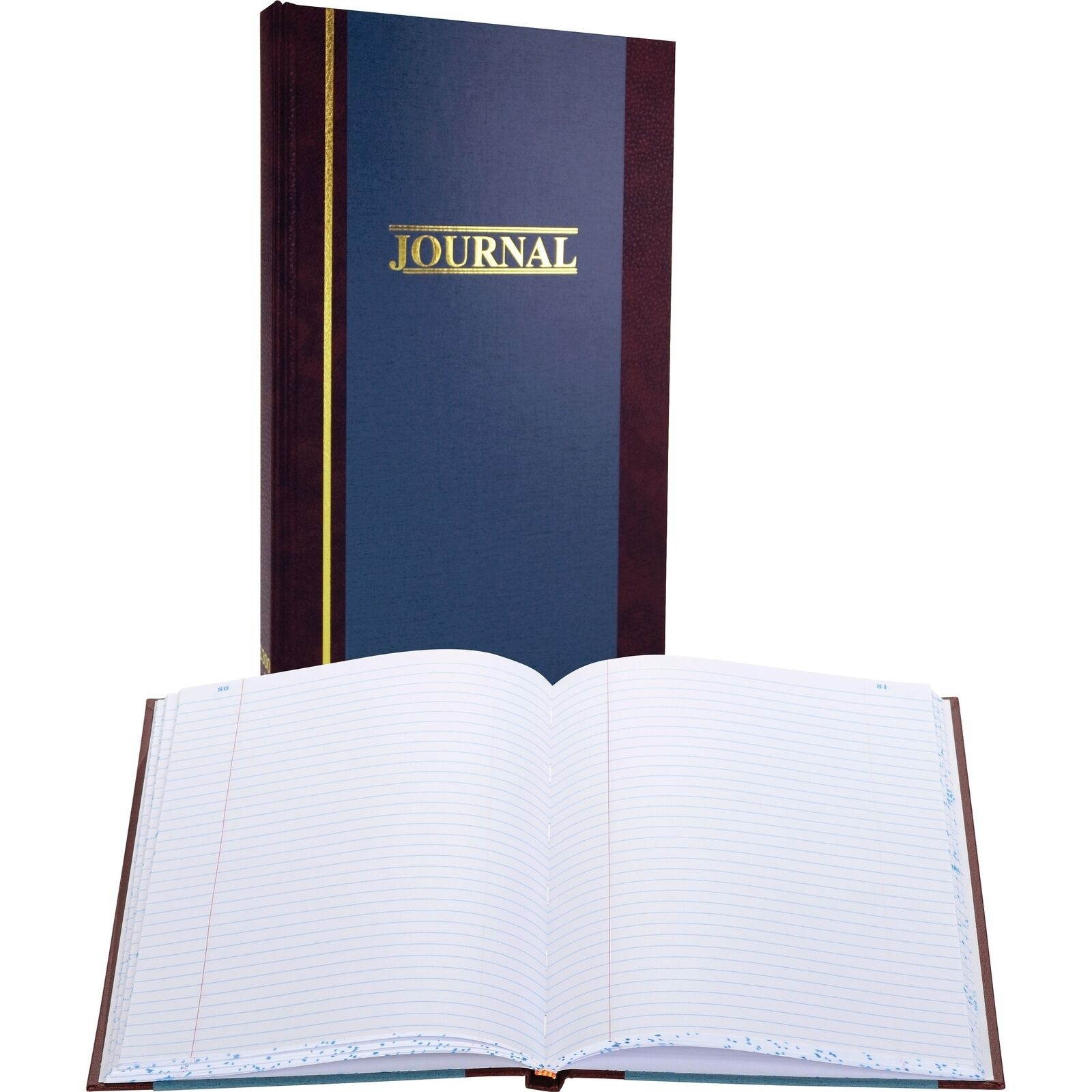 Wilson Jones Account Book Record-Ruled 150 Pages 11-3/4"x7-1/4" Blue S30015R