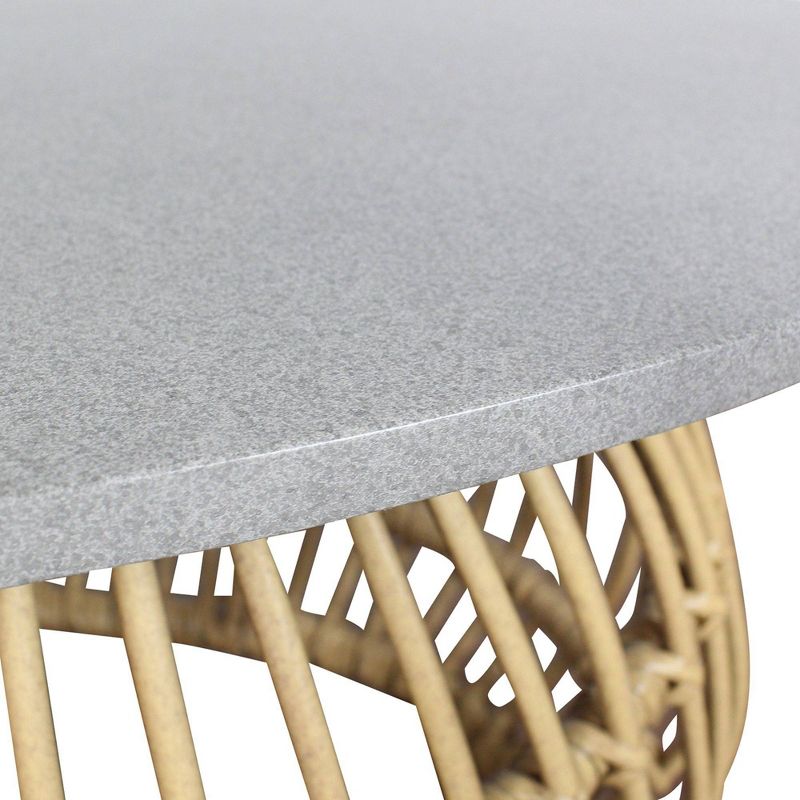 Pine Crest 4pc Loveseat Seating Group - Black - Courtyard Casual