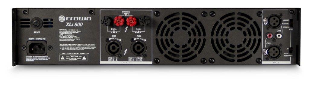 Crown XLI800 Stereo 600-Watt Power Amplifier