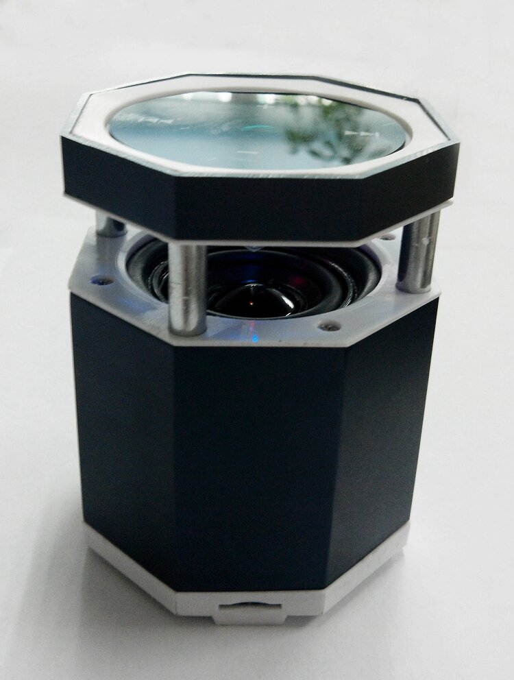 Mini Bluetooth Wireless Stereo Speaker TF-Card Slot Handfree Car Speakers LED Flashing Projector Loudspeaker Touch-Control Design