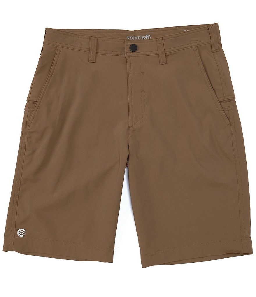 Solaris 10#double; Inseam Flat-Front Performance Outdoor Shorts