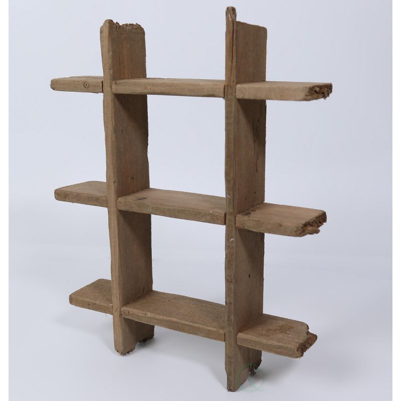 Vintiquewise Rustic Wooden Floating Shelf
