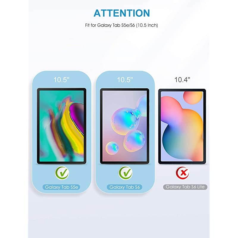 2Pack Galaxy Tab S5e Tab S6 Screen Protector  Tempered Glass Screen Protector for Samsung Galaxy Tab S5e Tab S6 105 Inch with High ResponseScratch Resistant