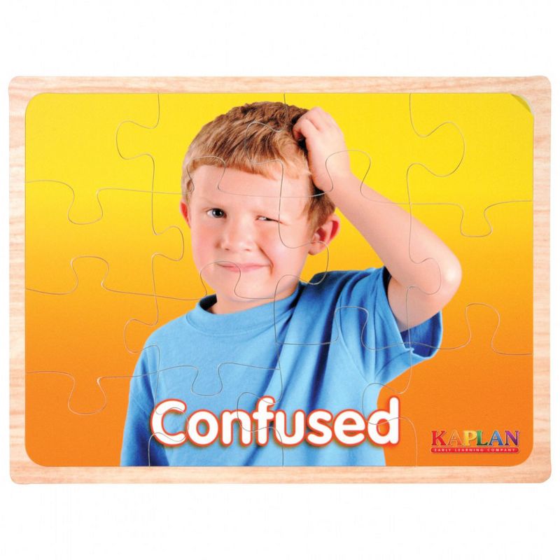 Kaplan Early Learning Photo Real Emotions Puzzles of Children - Set of 8