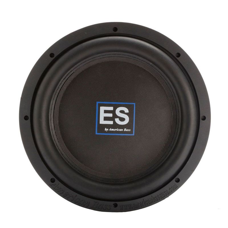 American Bass XD ES 1244 12 Inch Dual 4 Ohm Voice Coil 1500 Watt Max Power Subwoofer Speaker w/ 65 Ounce Magnet & Carbon Fiber Non Pressed Paper Cone