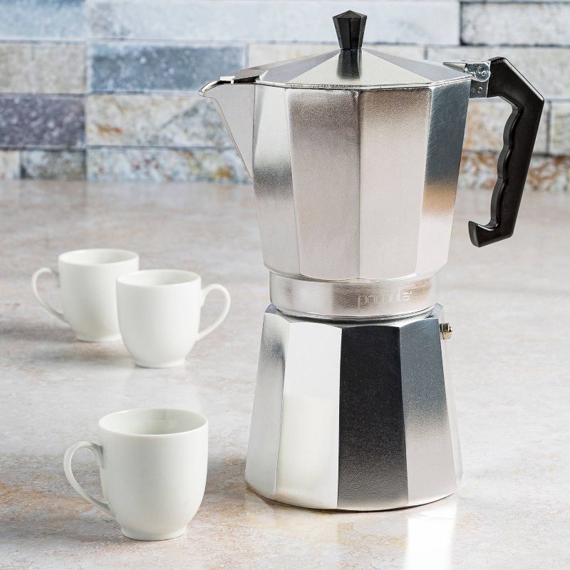 Primula 12-Cup Espresso Coffee Maker - Silver