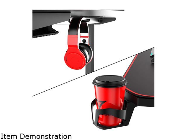 RESPAWN 3000 Gaming Computer Desk - Ergonomic Height Adjustable Gaming Desk, in Blue (RSP-3000-BLU)