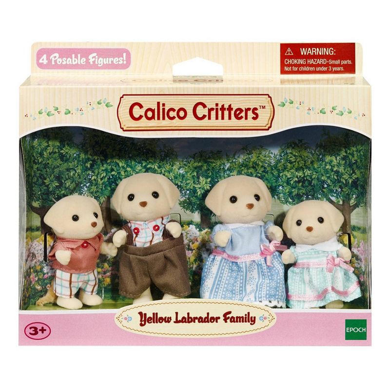 Calico Critters Yellow Labrador Family