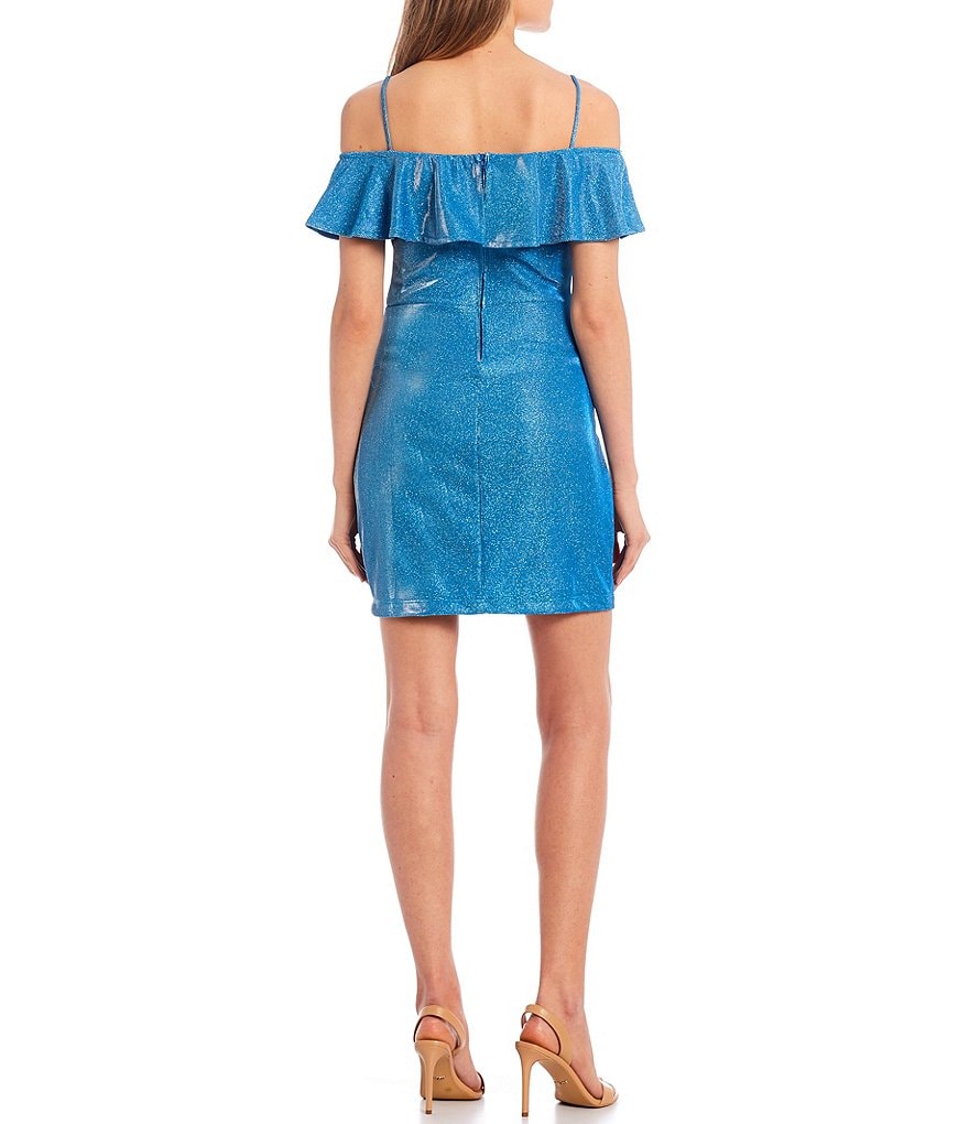 Jump Sleeveless Cowlneck Sheath Satin Dress