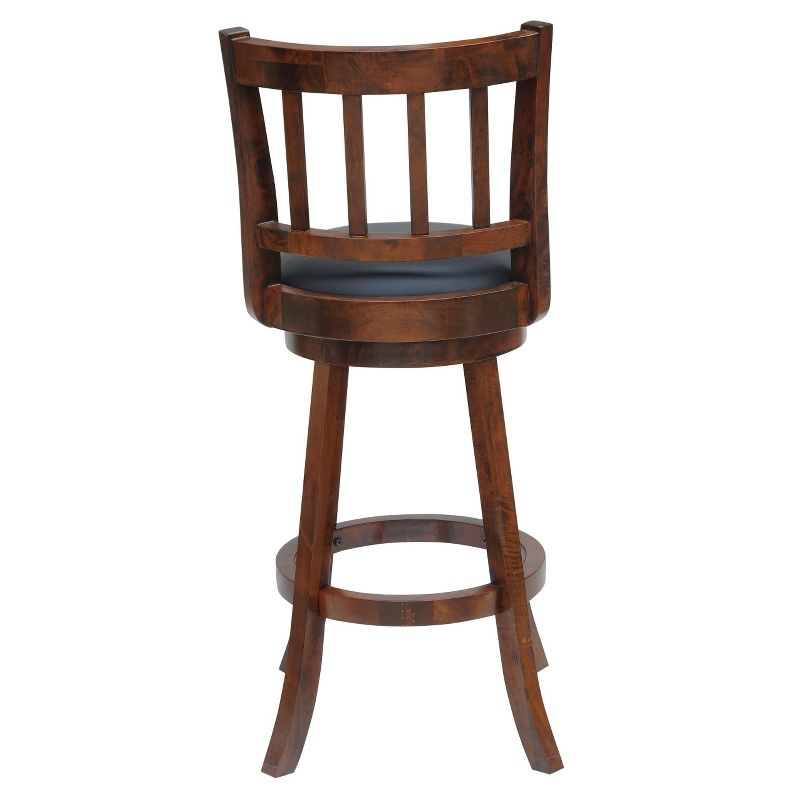 Bloomington 24" Counter Height Barstool Hardwood/Walnut - Boraam