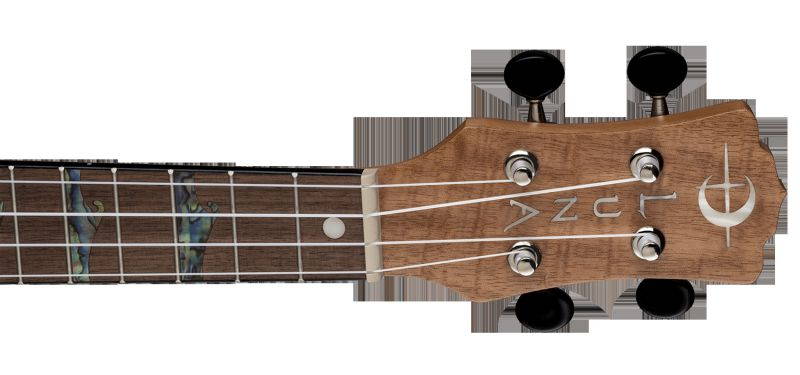 Luna Uke High Tide Exotic Mahogany Concert Ukulele with Gigbag, Satin Natural