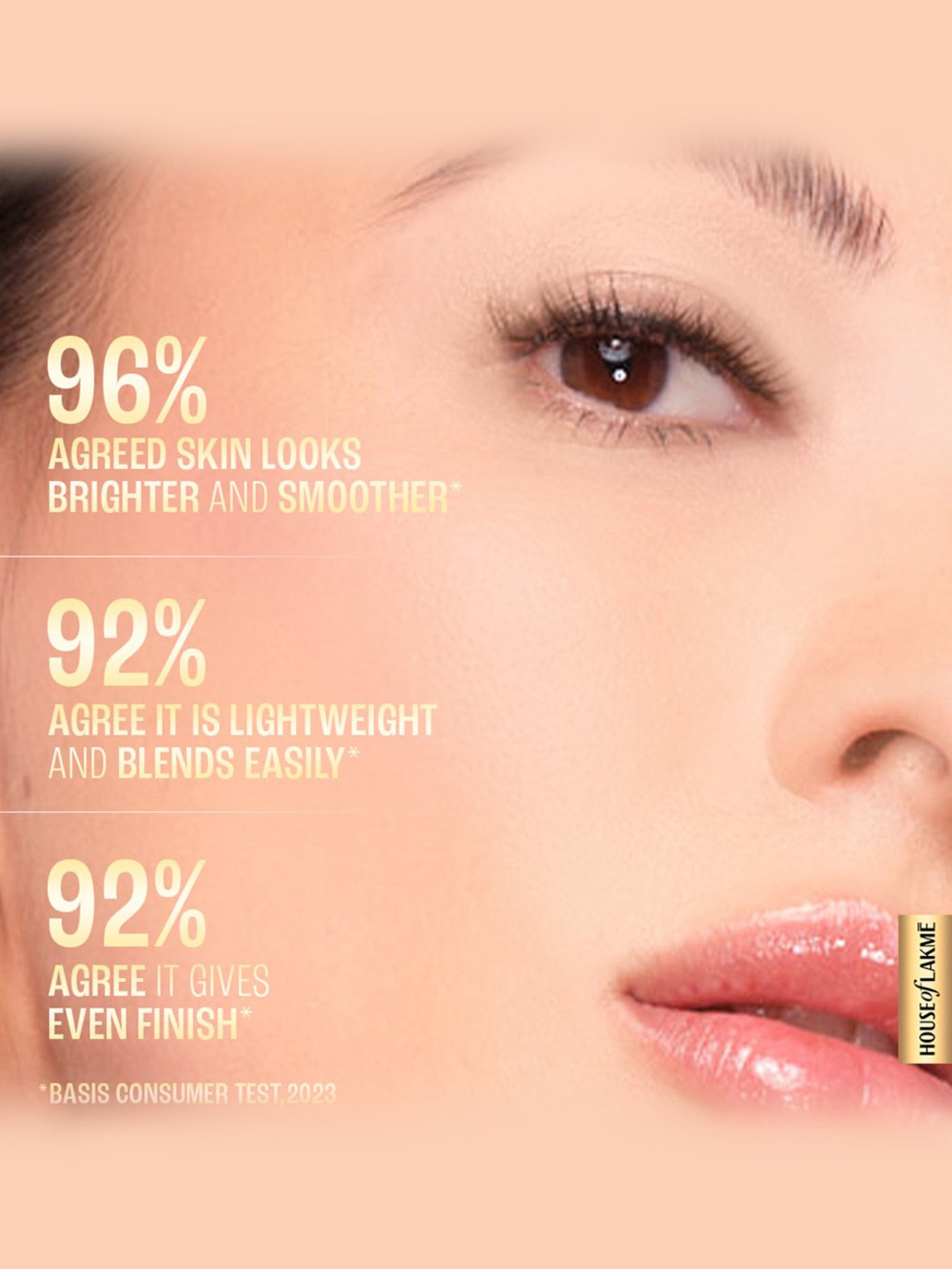 Lakme Makeup + Skincare Vit C Superglow Skin Perfecting Tint Warm Beige W240 - 25 ml