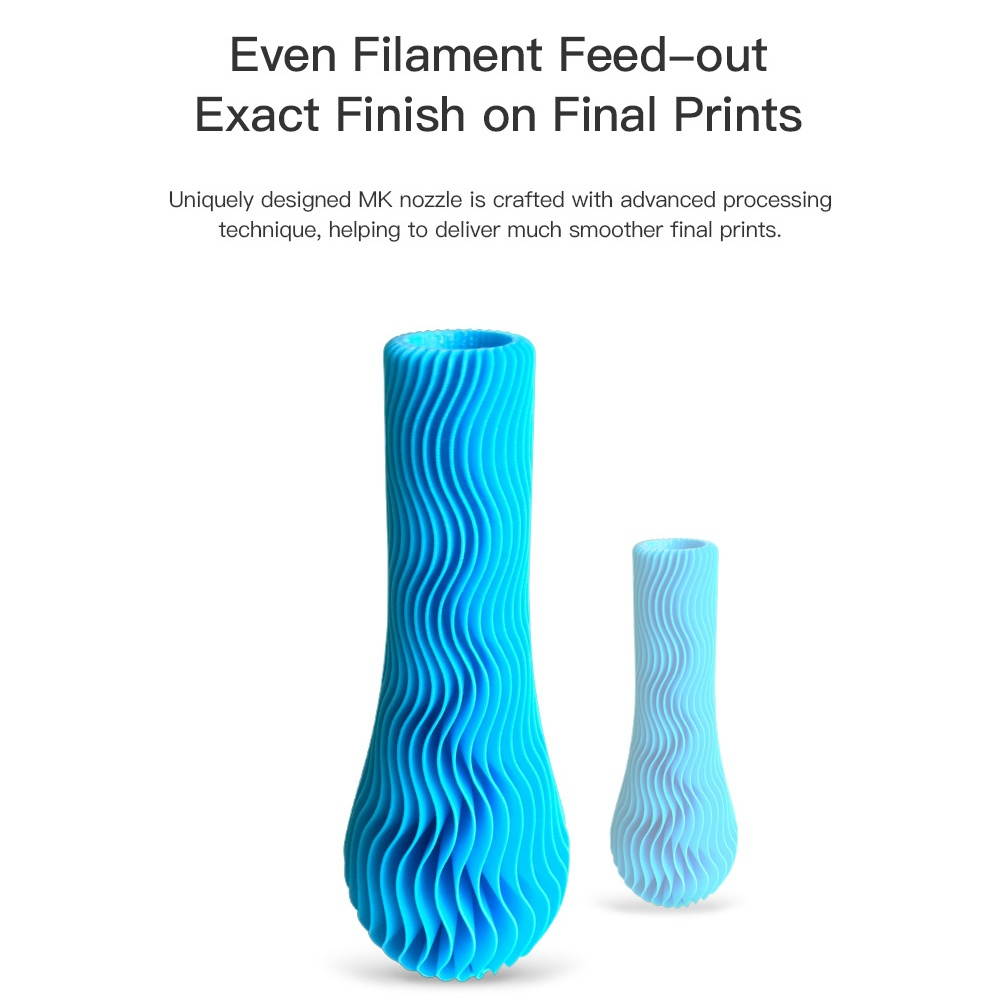 Original Creality 3pcs Extruder Brass Nozzle MK Thread Printer Head 0.4mm Output for Creality CR-6 SE 3D Printer 1.75mm Filament