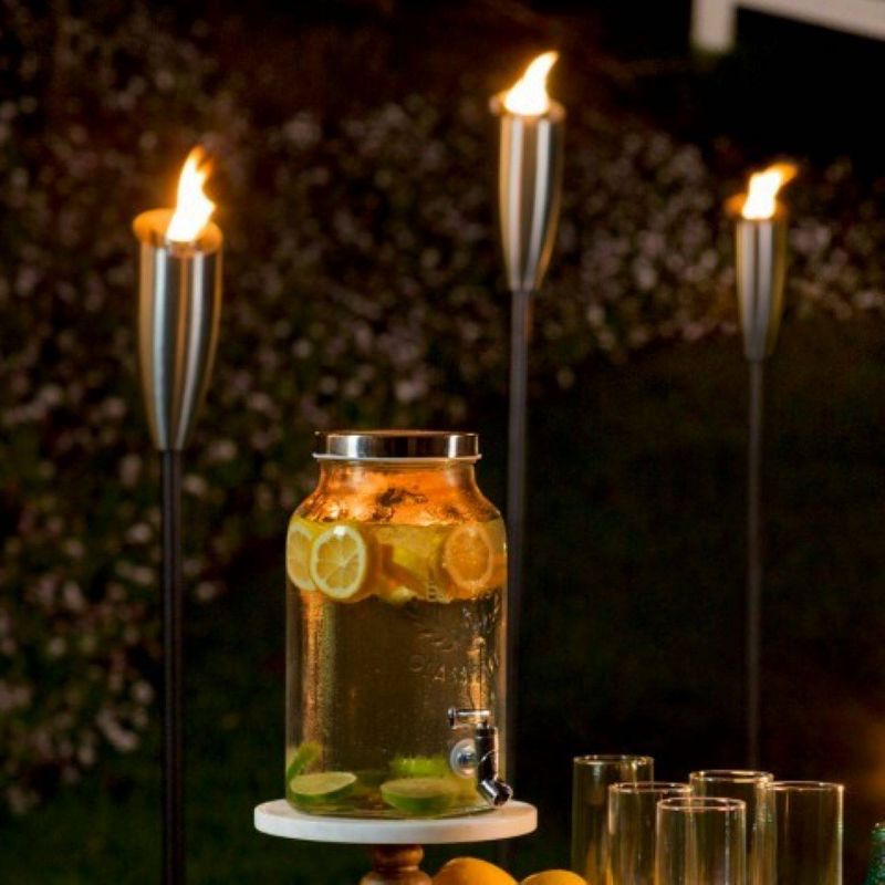 TIKI Stainless Steel Torch - Silver