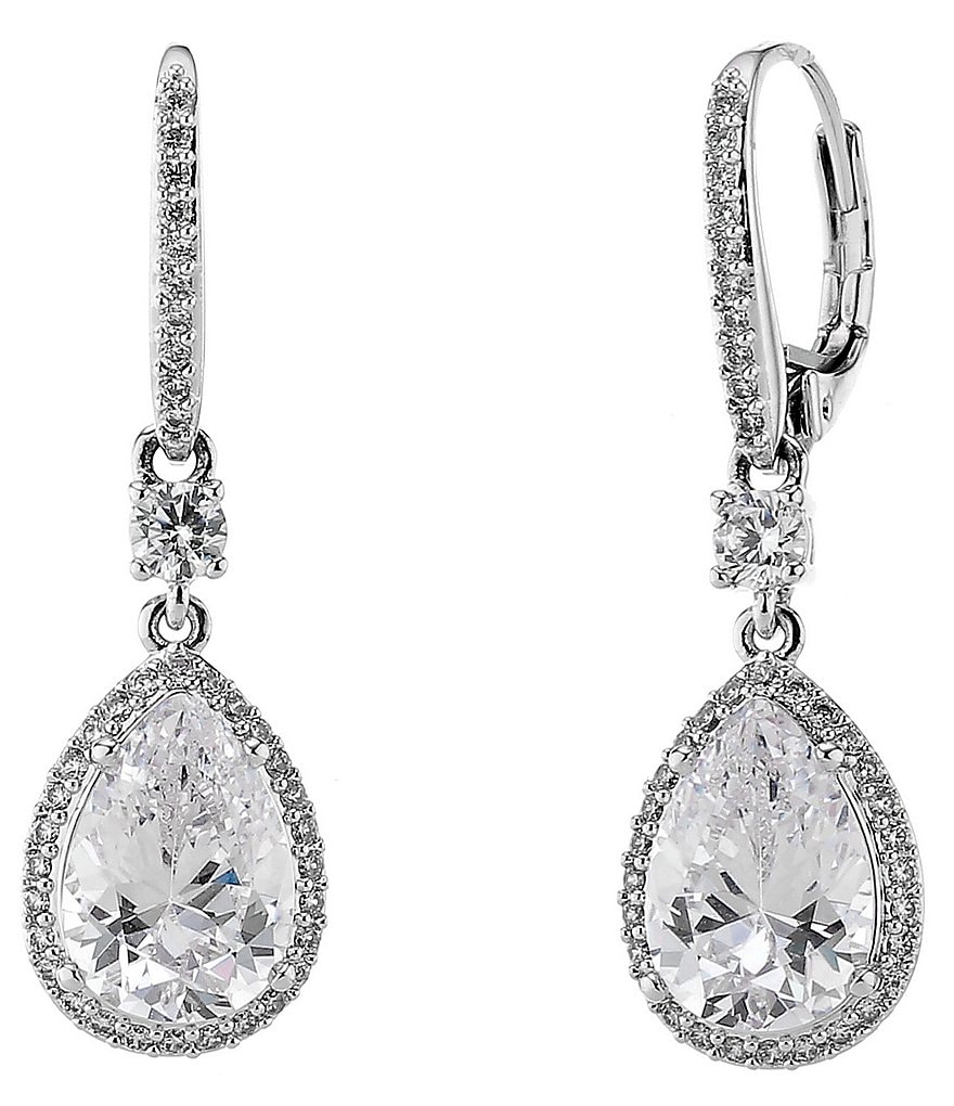 Nadri Cubic Zirconia Mini Drop Earrings