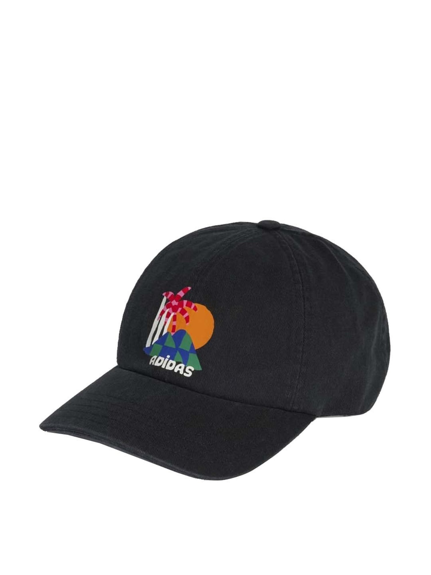 Peter England Black & Green Color Block Baseball Cap