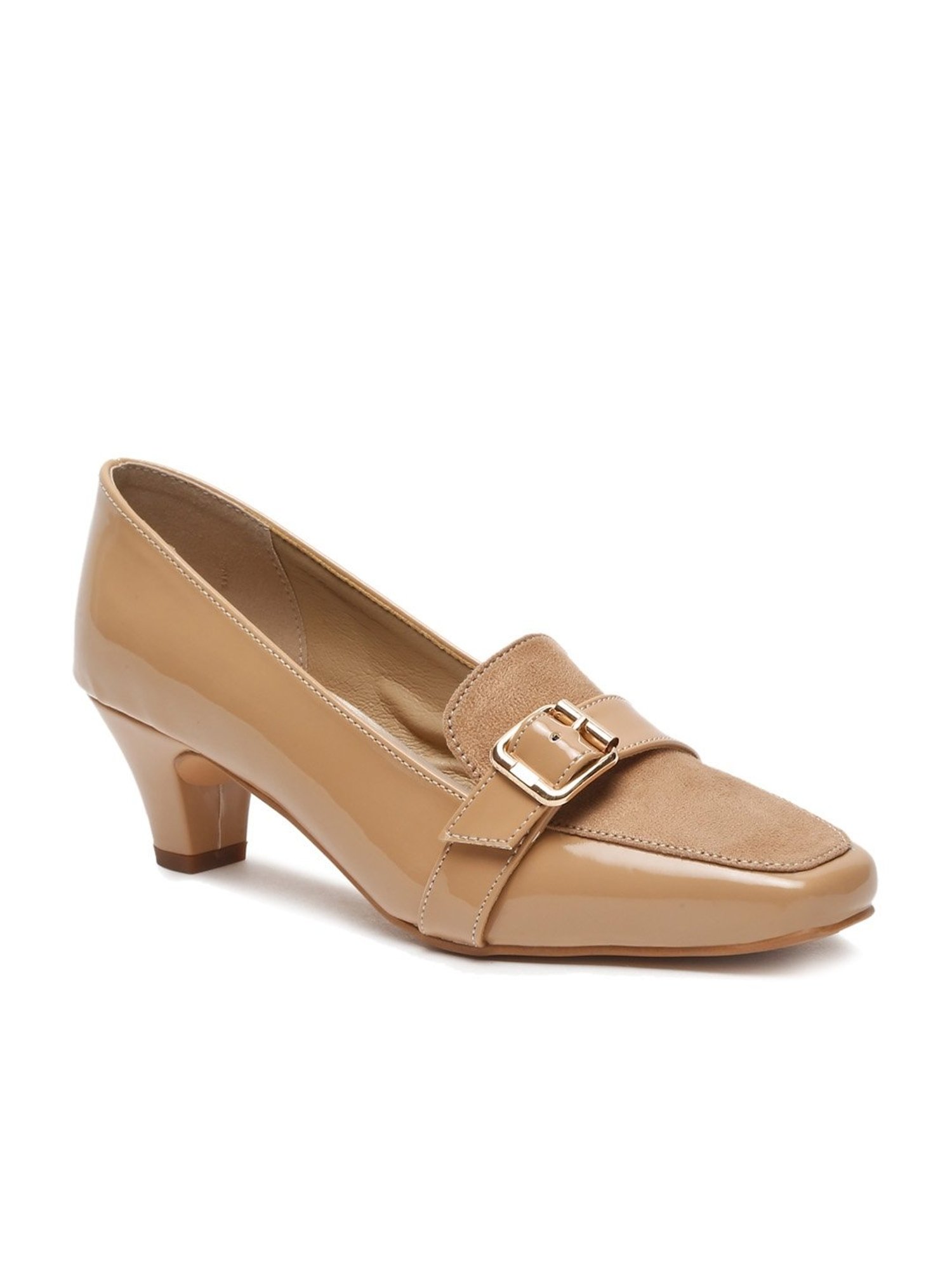 Flat N Heels Women's Beige Casual Pumps
