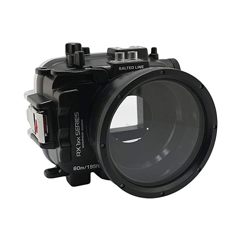 60M/195FT Waterproof housing RX1xx Series  (Black) for Sony RX100 VII, RX100 VI, RX100 V, RX100 IV, RX100 III