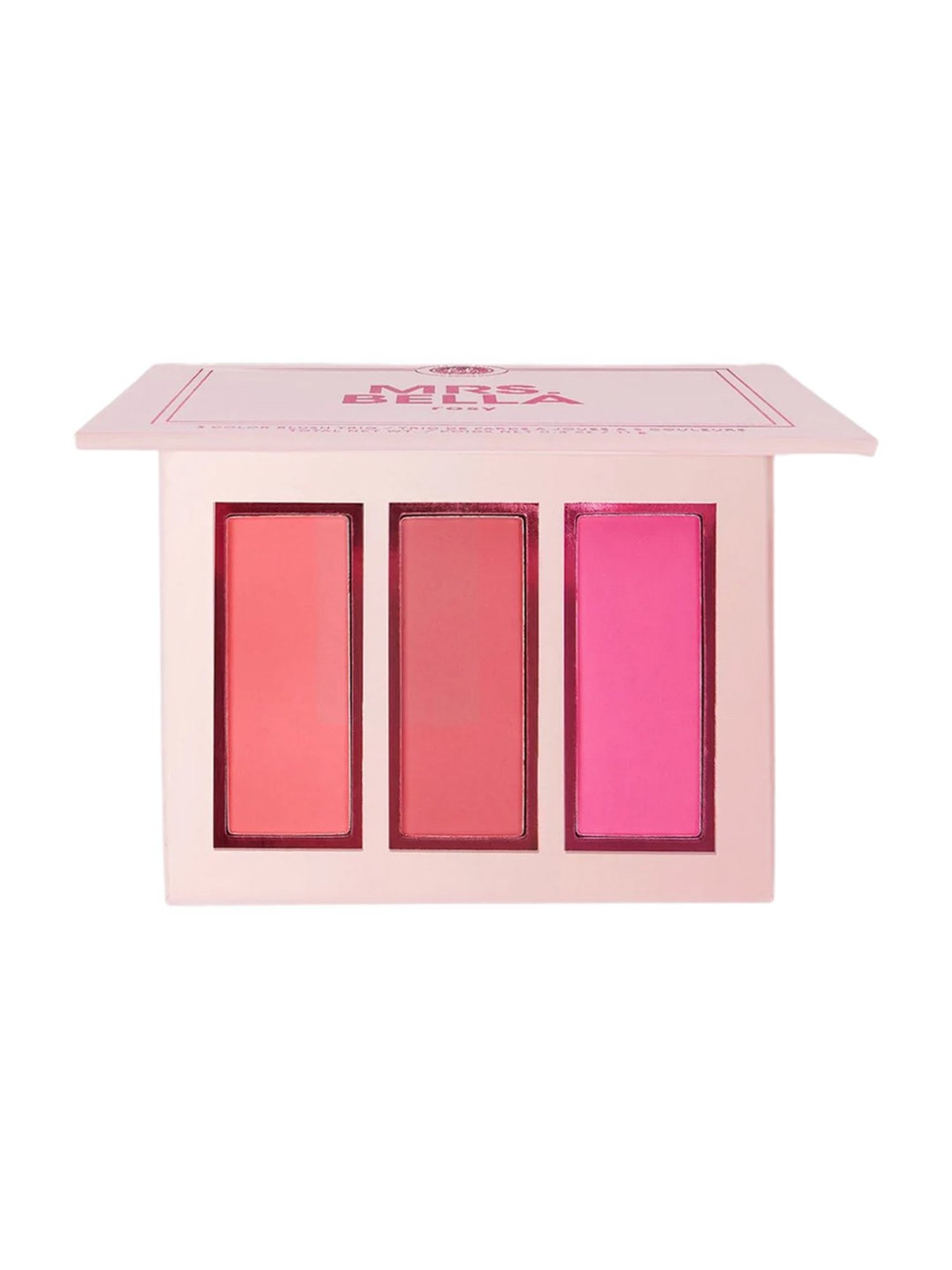 BH Cosmetics Mrs. Bella Rosy 3 Color Blush Trio - 11 gm