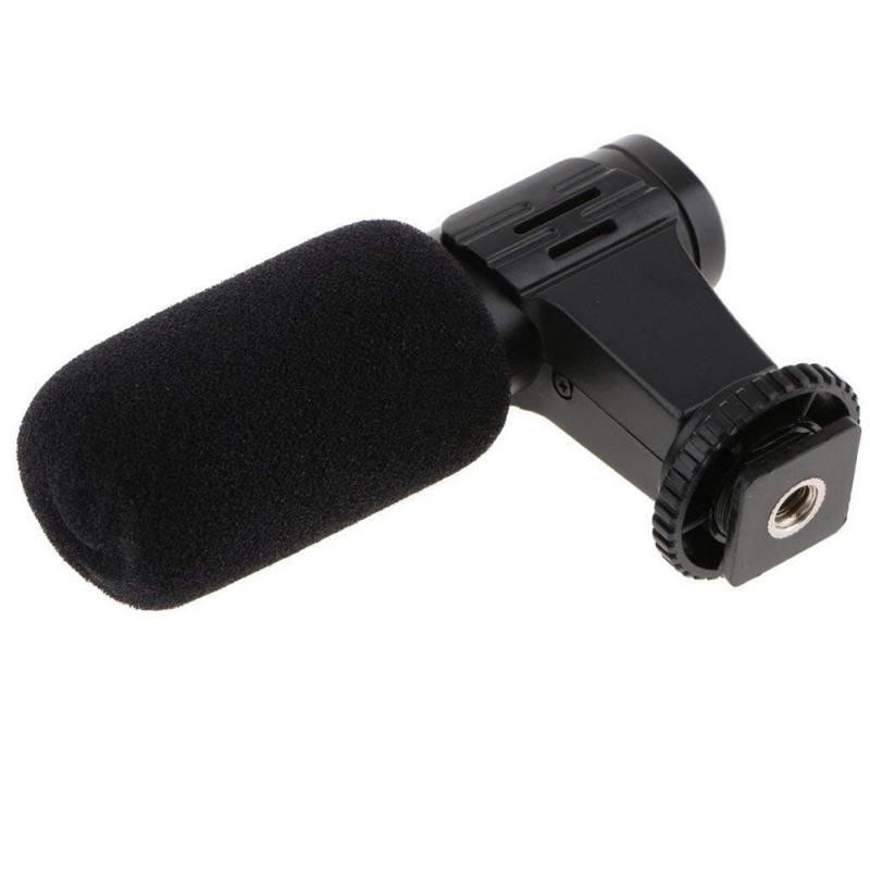 MIC-06 Mini Microphone For Samsung Xiaomi Phones 3.5mm Condenser Mic For DSLR Smart Video Camera Outdoor Interview Microphone