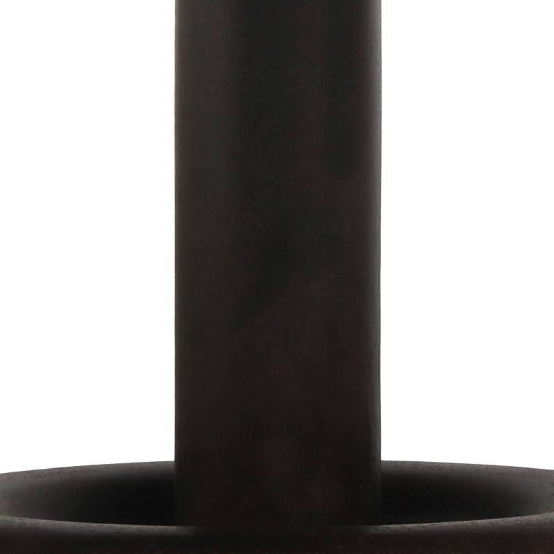 Talcott Industrial Handcrafted Aluminum Round Coffee Table Raw Bronze - Christopher Knight Home