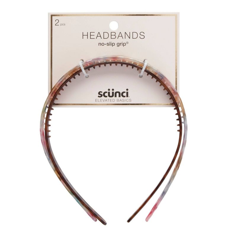 scunci Headband - Tort - 2pk