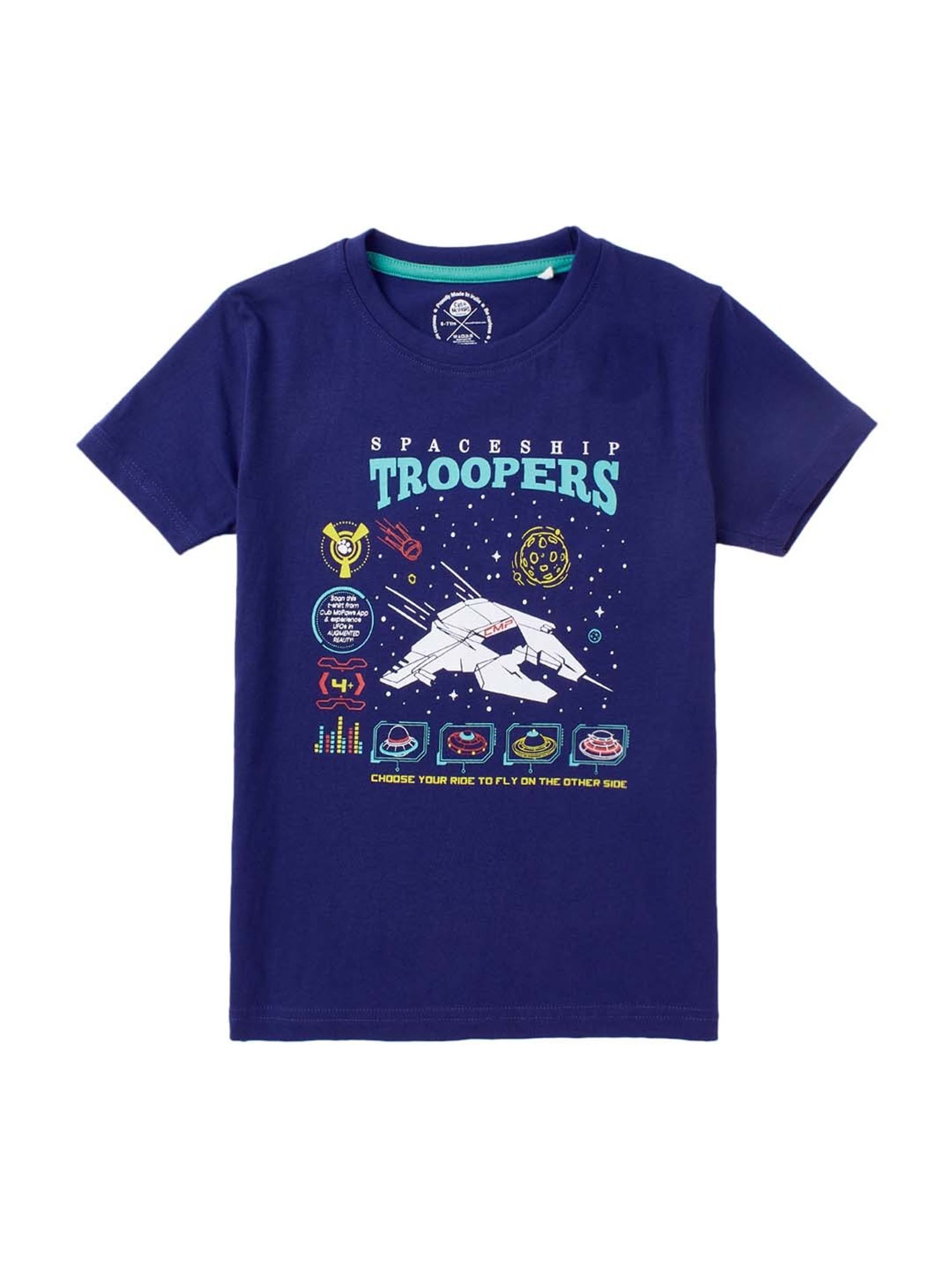 Cub McPaws Kids Multicolor Cotton Printed T-Shirt (Pack of 3)