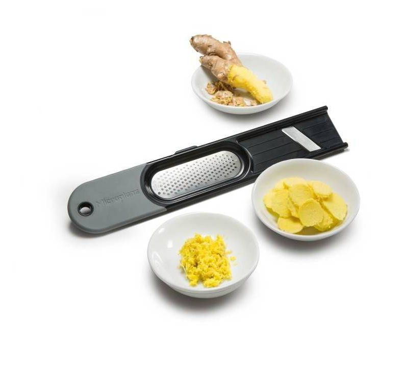 Microplane 3 in 1 Ginger Tool Black/Gray