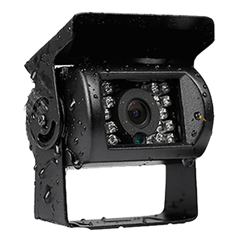 Backup Cameras Monitor kit, 4X 4Pin 18 LED IR Car Reversing Backup Parking Camera+ 9" LCD 1/2/3/4CH Split Monitor Car Rear View Kit for Bus Truck Motorhome Caravan Trailer Camper 12V-24V