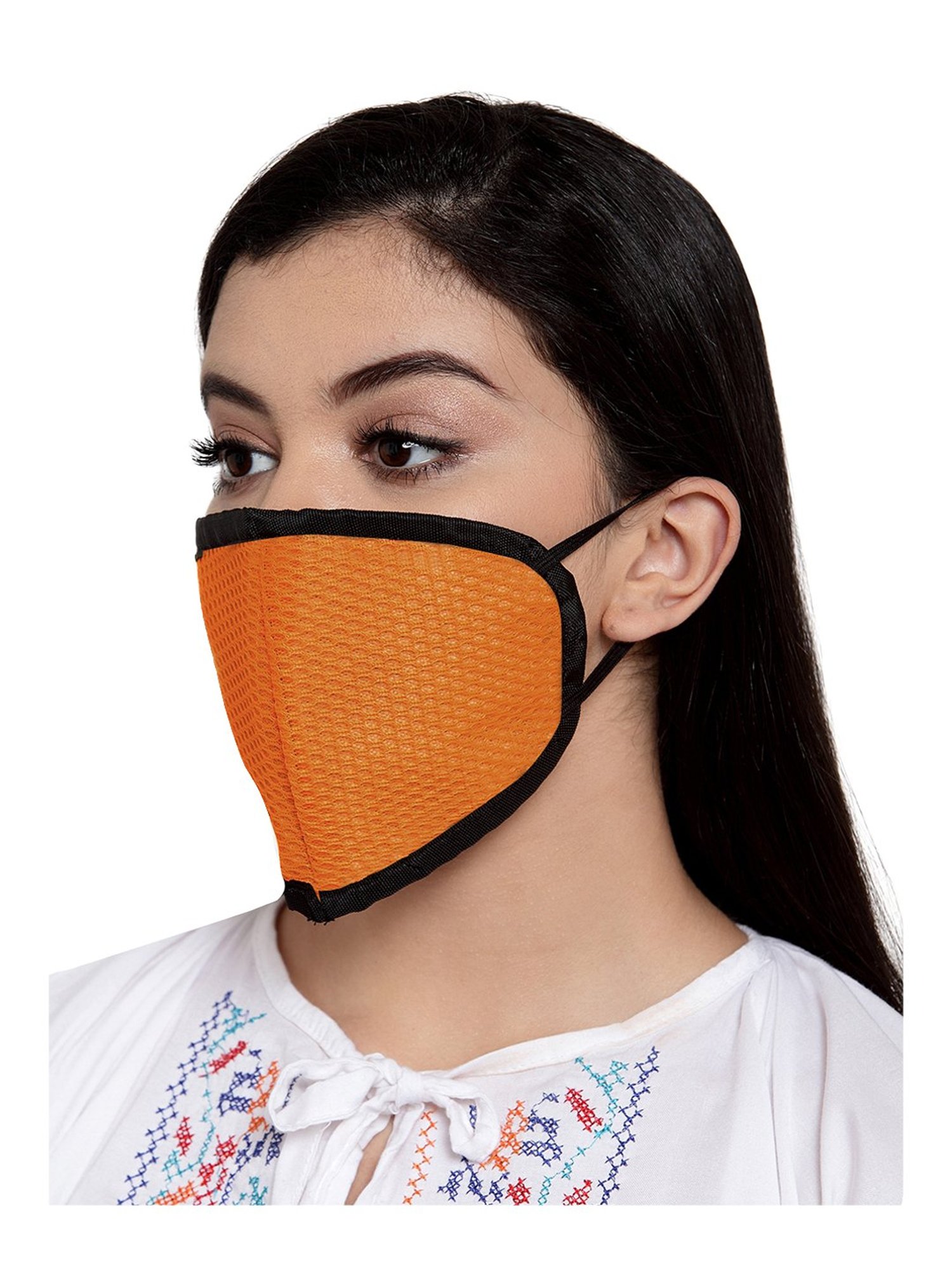 Teakwood 3 Layered Anti Pollution Reusable Face Masks - Pack of 7