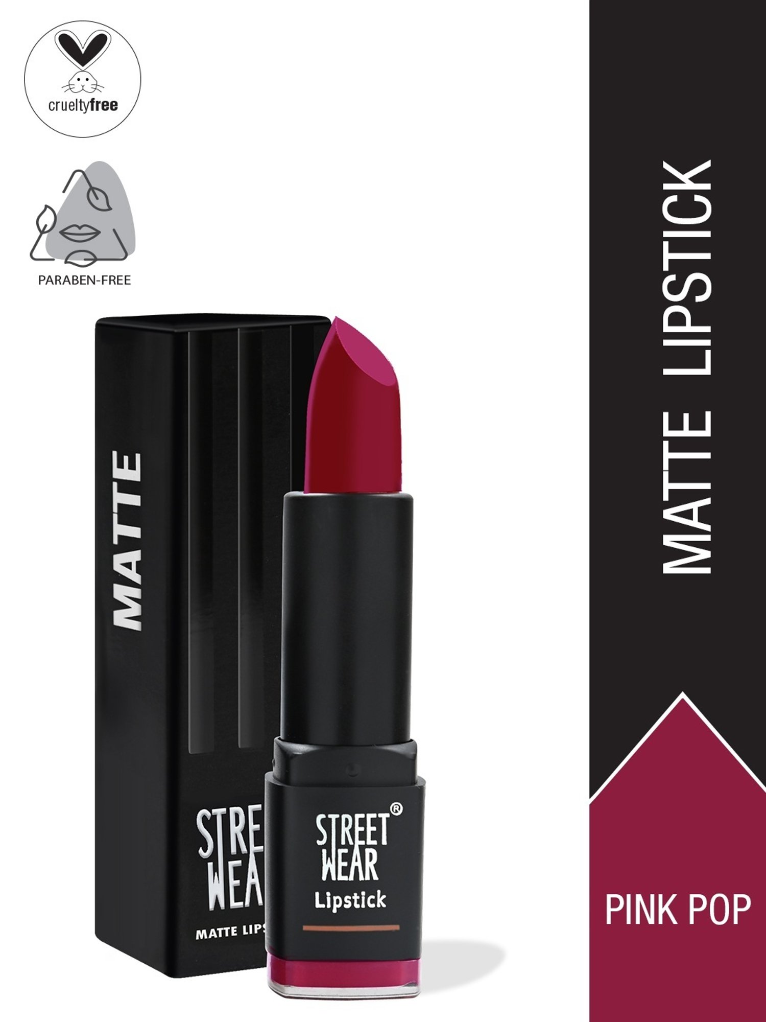 Street Wear Matte Lipstick Pink Pop - 4.2 gm