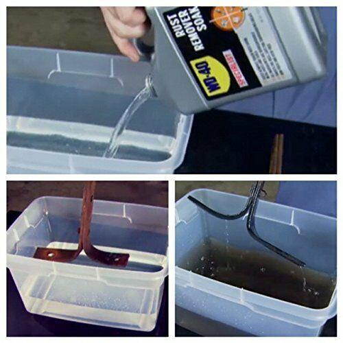 WD-40 Specialist Rust Remover Soak - Fast Acting Rust Dissolver. 1 Gallon Pa...